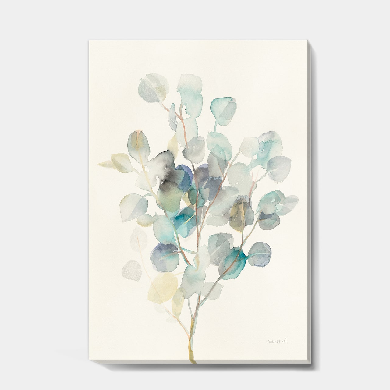 Designart - Eucalyptus leaves I - Farmhouse Premium Canvas Wall Art
